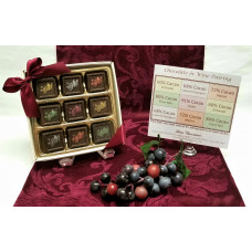 Chocolate for Wine Pairing. Square Box